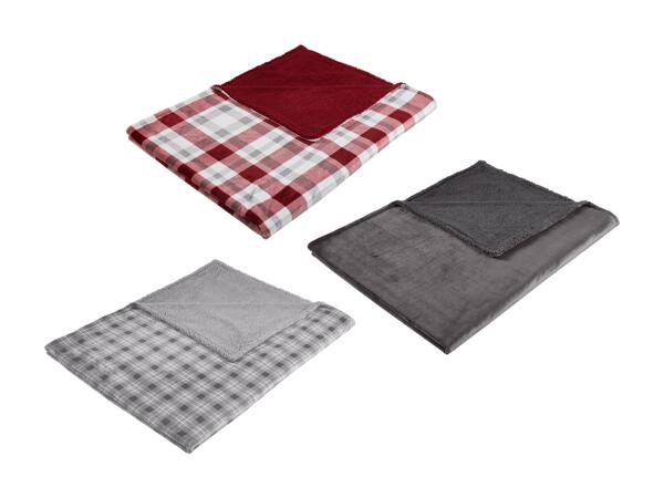 Plaid en microfibre