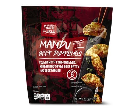 Fusia Asian Inspirations 
 Chicken or Beef Mandu