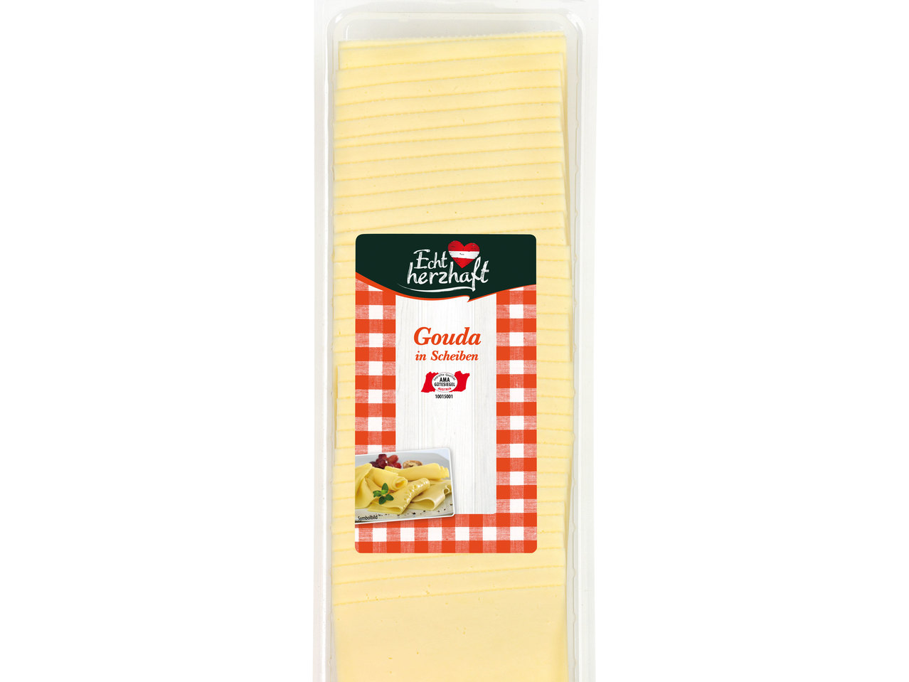 ECHT HERZHAFT Gouda in Scheiben