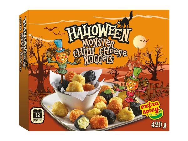 Halloween Monster Chilli Cheese Nuggets