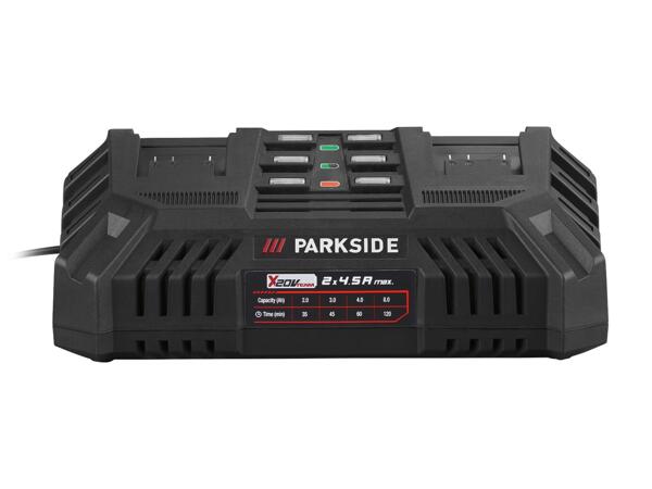 Dobbeltoplader 20 V 2x 4,5 A