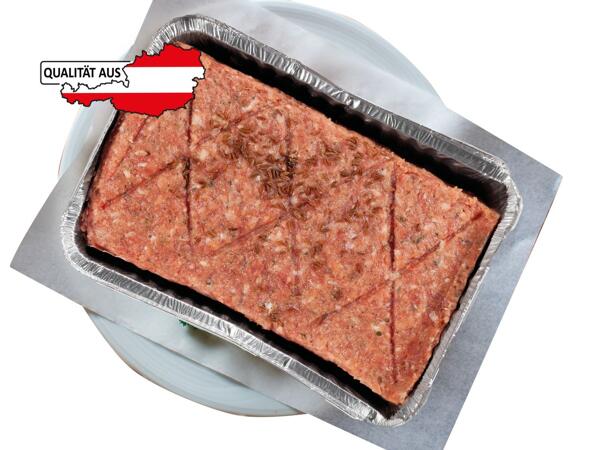 Frischer Faschierter Braten aus Österreich