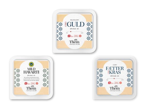 THEM Økologisk havarti, Fætter Kras eller Guld
