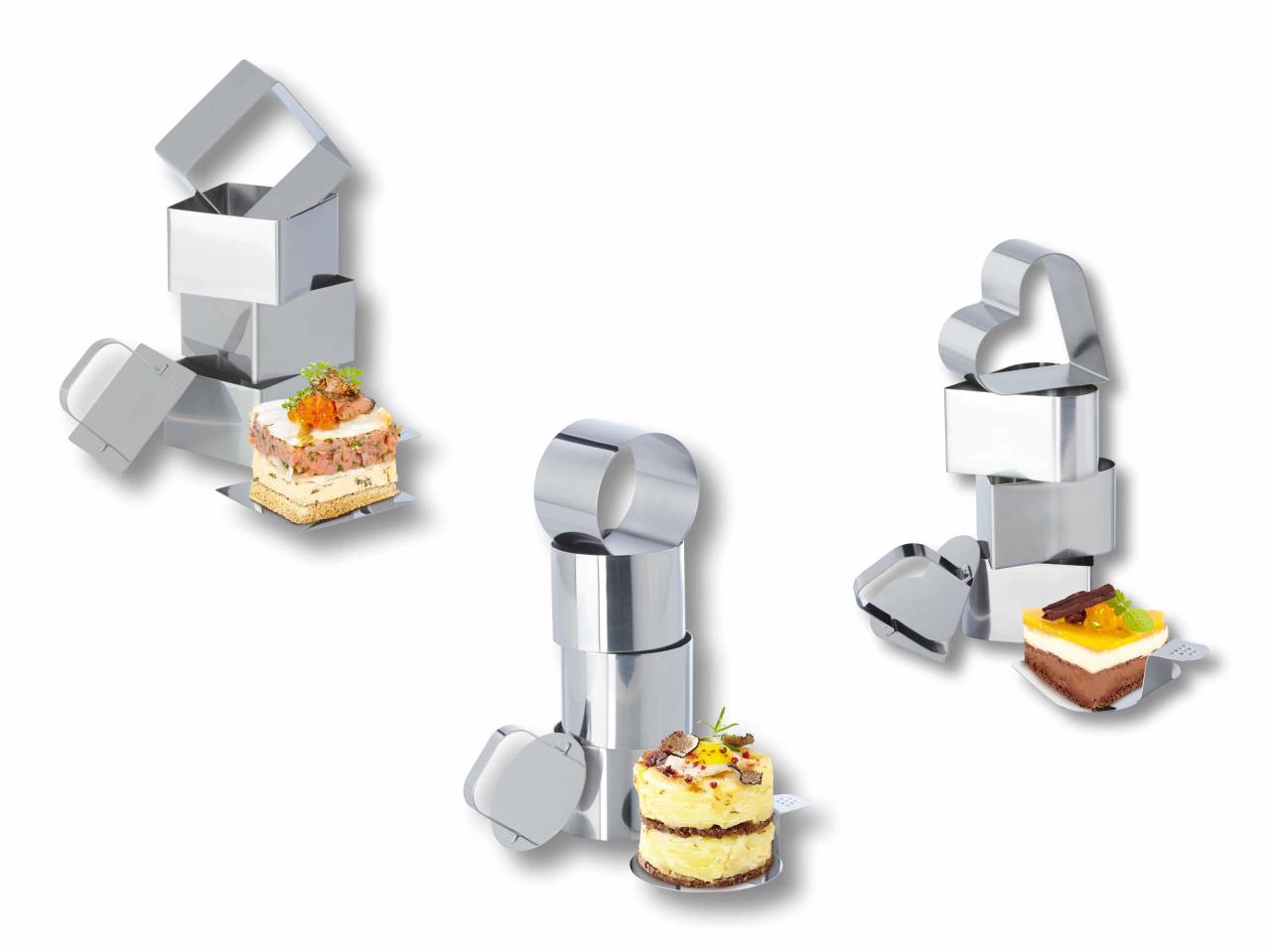 Set de moules pour plats et desserts, 6 pièces