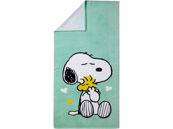Kids' Shower Towel 70x140cm "Minnie Mouse, Mickey Mouse, Peanuts, Stitch"