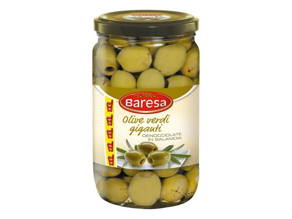 Giant pitted green olives xxl