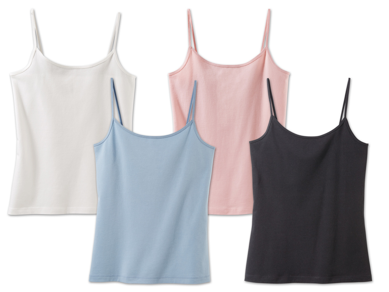 ESMARA LINGERIE(R)PURE COLLECTION Damen Spaghettiträgertop1