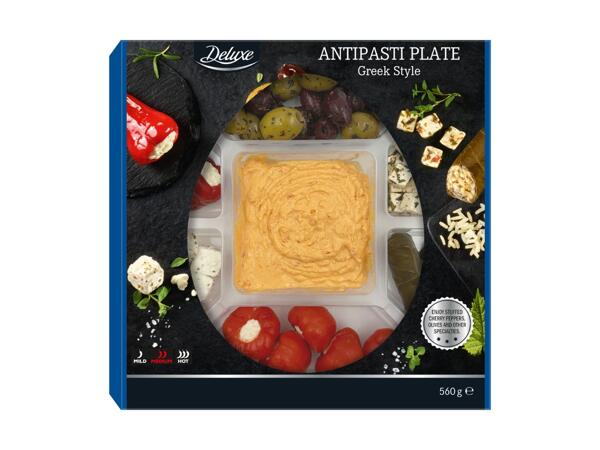 Assiette d'antipasti à la grecque
