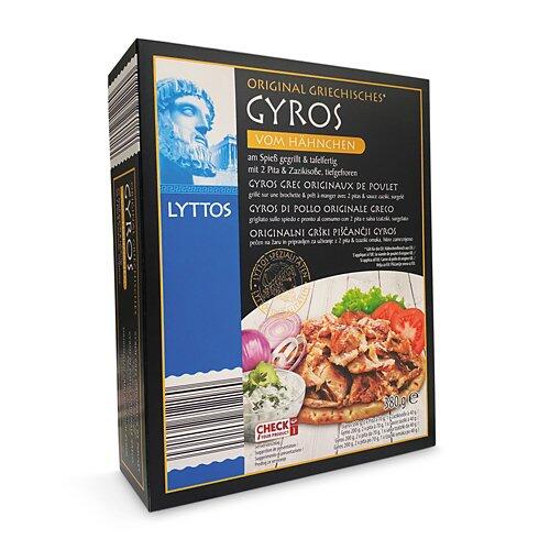 LYTTOS Gyros mit Pita Brot, Hähnchen
