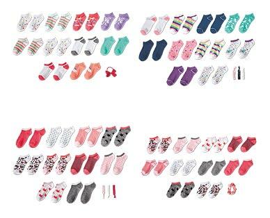 10 Pack Children's Sock & Accessory Set