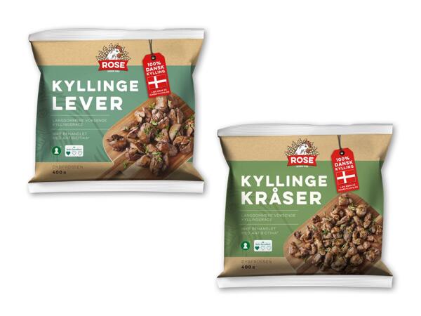 ROSE Kyllingekråser eller -lever