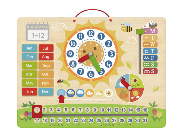 Playtive Wooden Laptop / Magnetic Clock