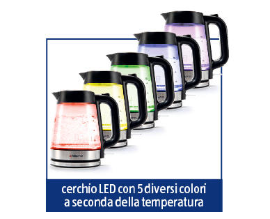Bollitore elettrico in vetro AMBIANO