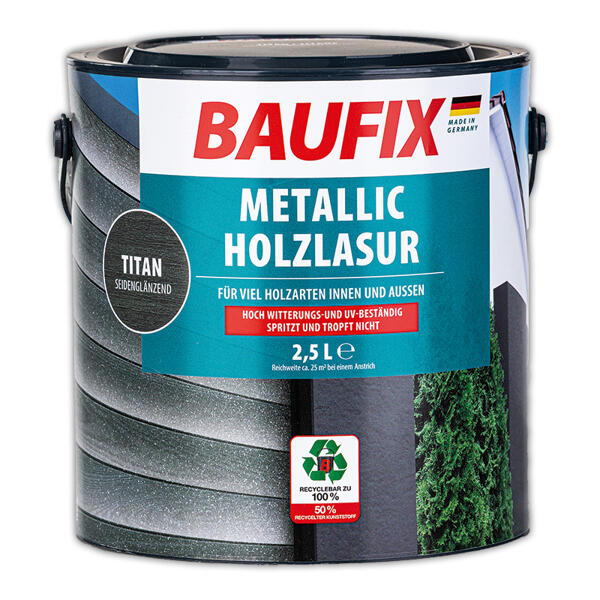 Metallic-Holzlasur