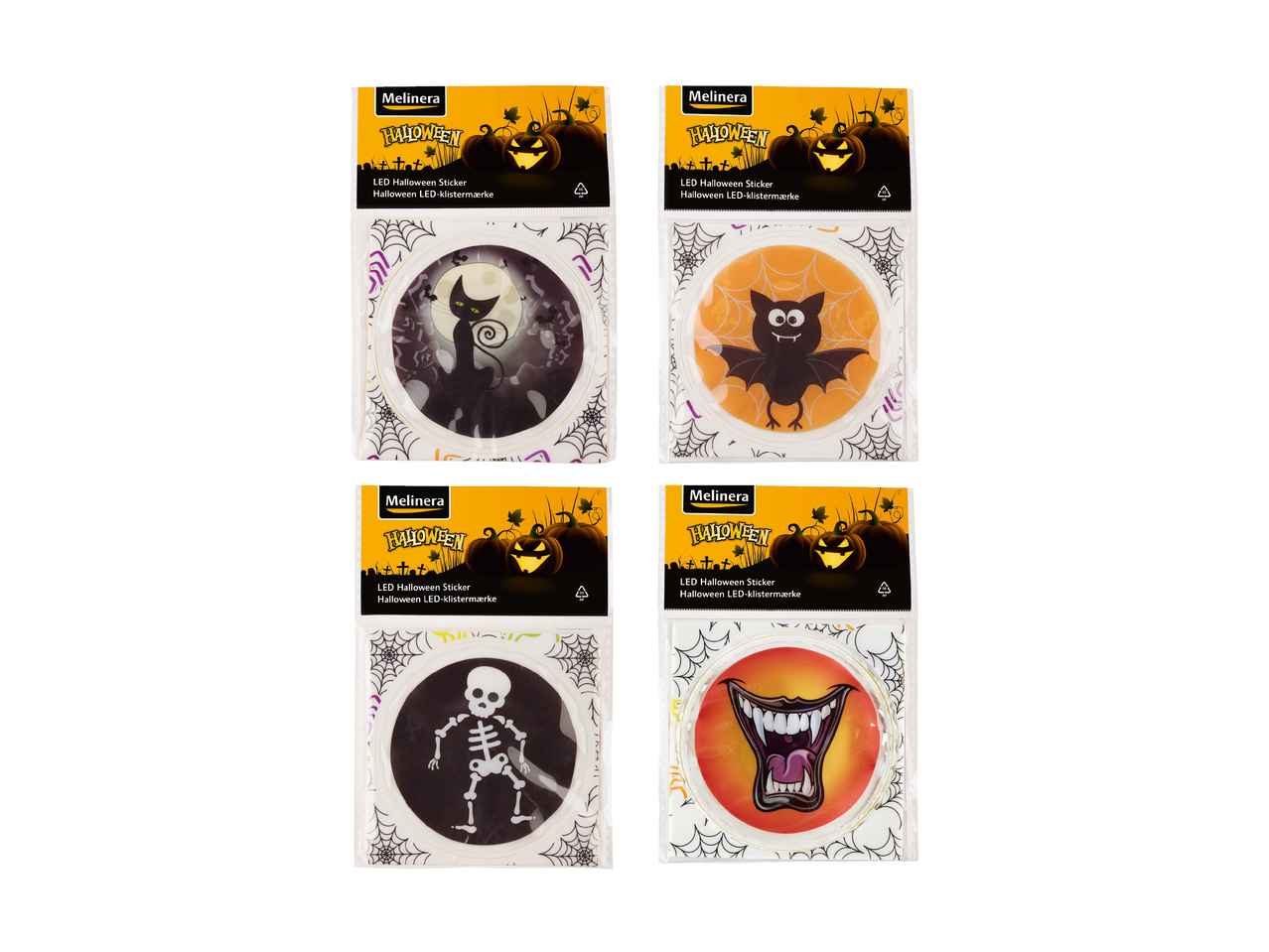 MELINERA(R) Halloween- LED-klistermærke