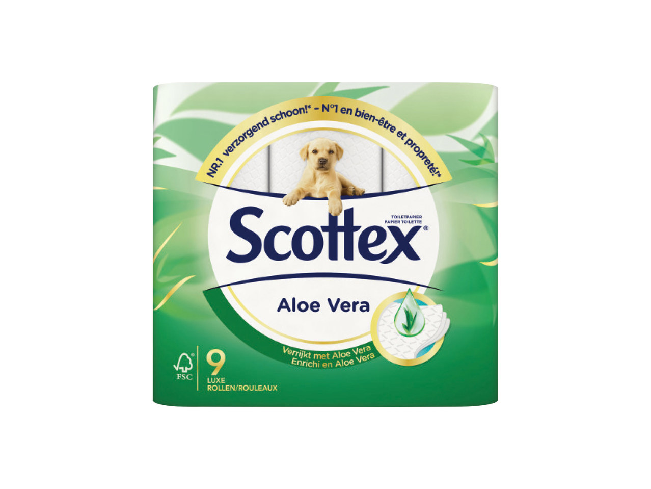 Papier toilette à l'aloé vera