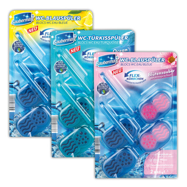 WC-Blauspüler / Türkisspüler