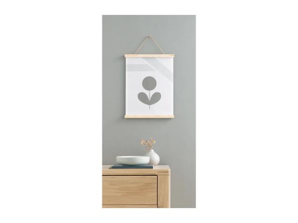 Livarno Home Magnetic Wooden Frame With Plant Design on Poster