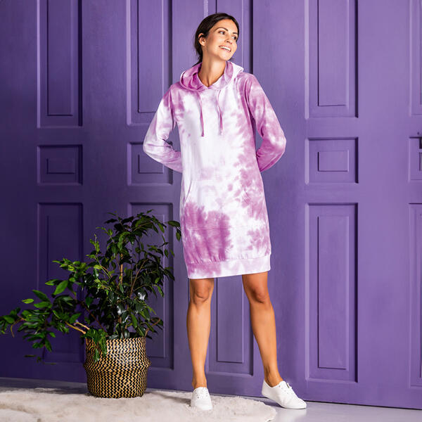Sweat-Kapuzenkleid
