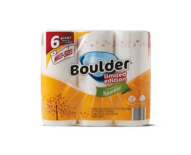 Boulder 6-Roll Fall Print Towels