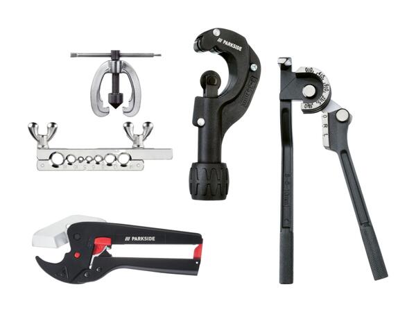 Coupe-tube/​pince à cintrer les tubes/​set d'évaseurs doubles