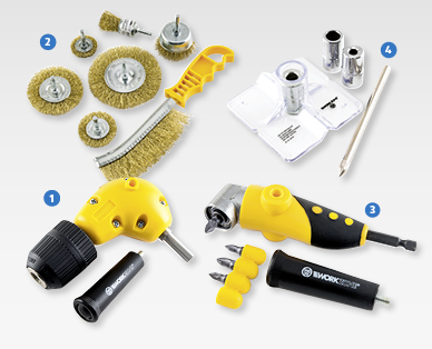 Accessoires pour perceuse WORKZONE(R)
