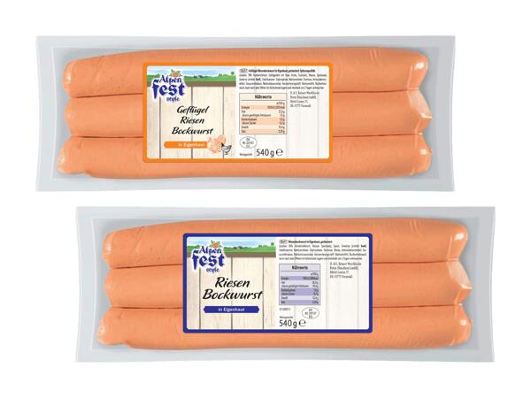 Riesenbockwurst