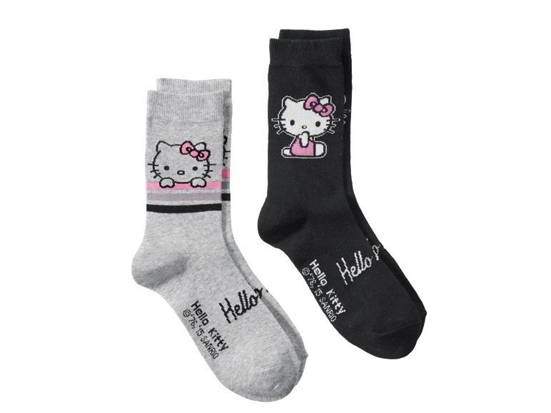 Ladies' Socks "Hello Kitty, Batman, Snoopy", 2 pairs