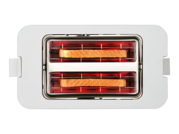 Silvercrest White 2-Slice Toaster