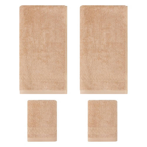 Hand Towel & Wash Cloth Set - Taupe Terry