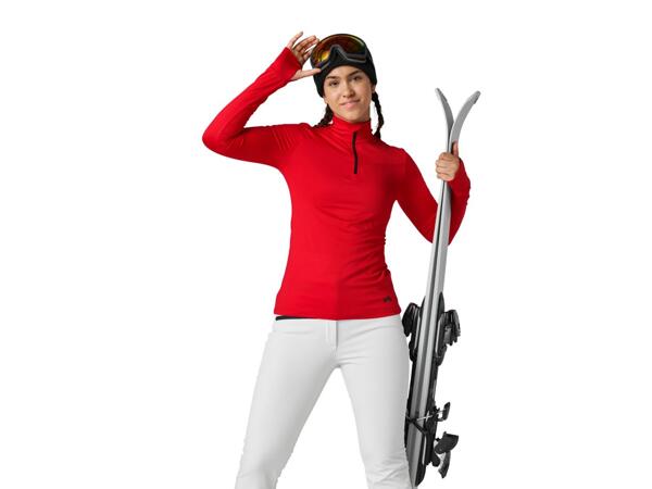 CRIVIT Ladies' Red Thermal Sports Top