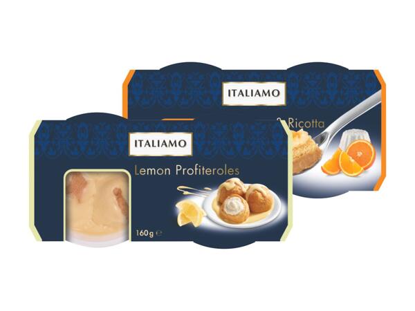 Lemon Profiteroles or Ricotta and Orange Dessert