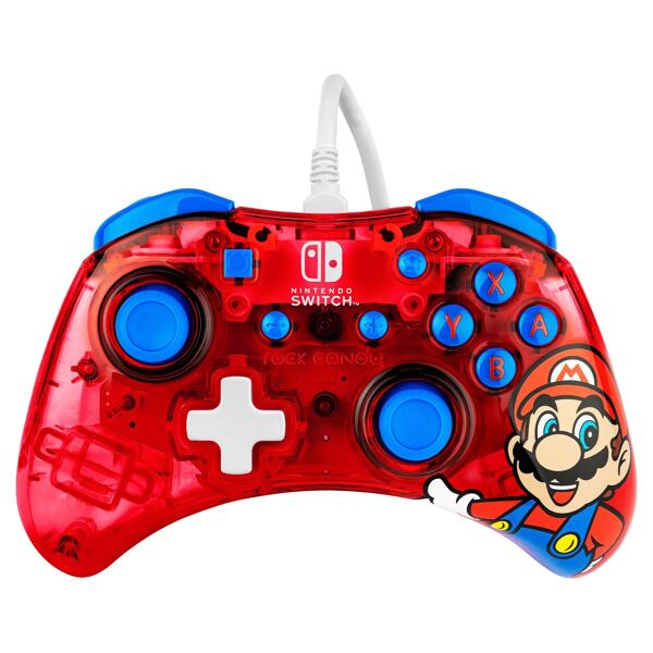PDP Nintendo Switch Rock Candy „Mario" Controller, kabelgebunden
