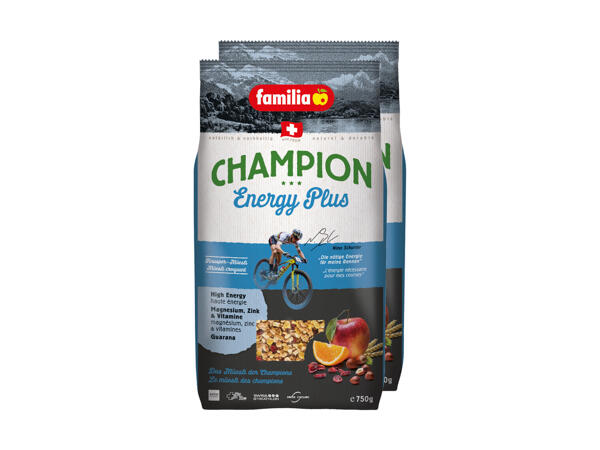 Müsli familia Champion Energy Plus