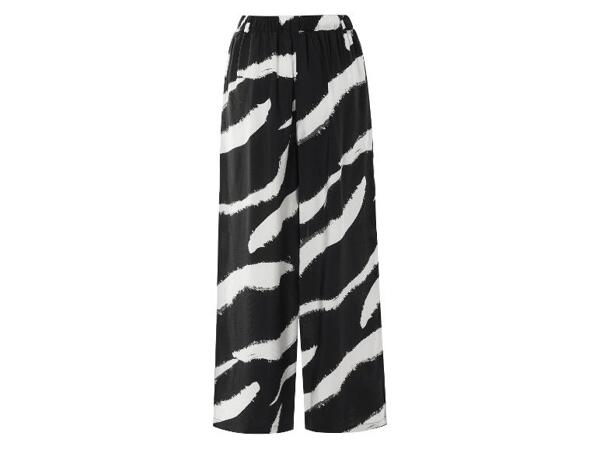 Dámské kalhoty "Wide Leg", z elegantního kepru