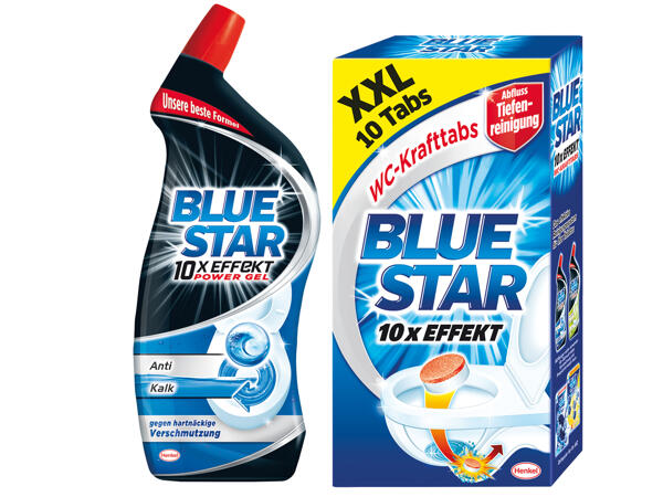 Blue Star 10fach Effekt WC Tabs oder Gel