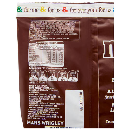 Milk Chocolate Sharebag 148g