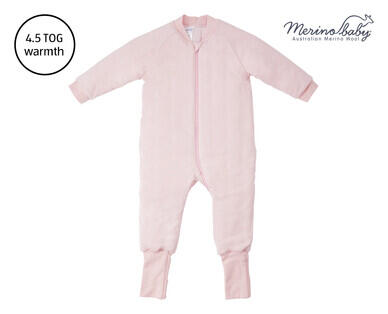 Merino Wool Blend Infant Sleeping Bag or Sleep Suit