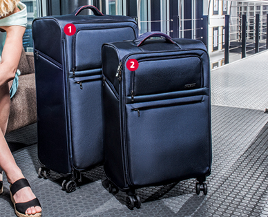 Set di trolley, 2 pezzi