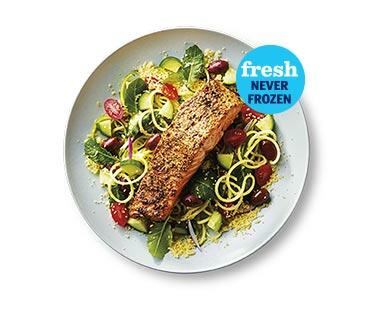 Fresh Atlantic Salmon with Greek Herbs