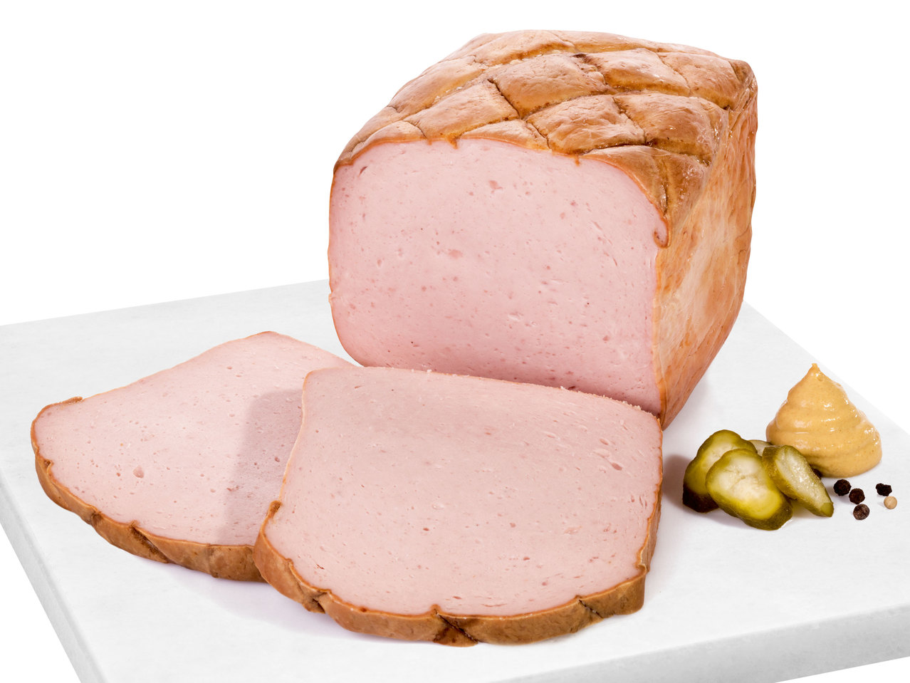 ECHT HERZHAFT Leberkäse mit Backkruste