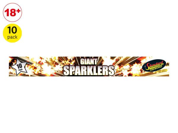 Standard Fireworks Giant Sparklers - 10 Pack