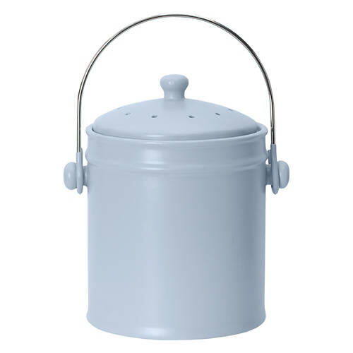 Countertop Compost Round Bin - Blue