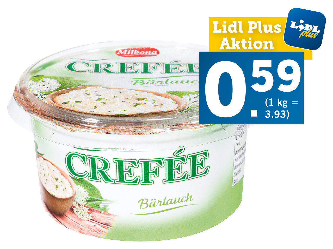 MILBONA Cremig luftiger Frischkäse