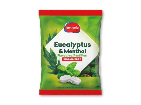 AMANIE Eukalyptus- og mentolbolsjer
