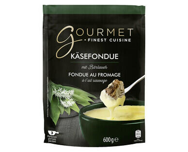 GOURMET 
 FONDUE FRAÎCHE À L'AIL DES OURS