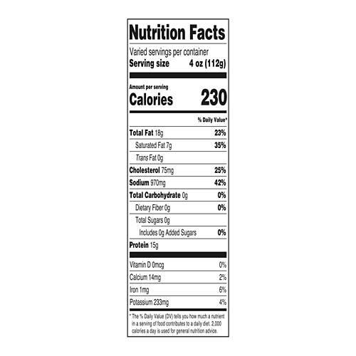 Black Angus USDA Choice Premium Corned Beef Brisket Flat, per lb