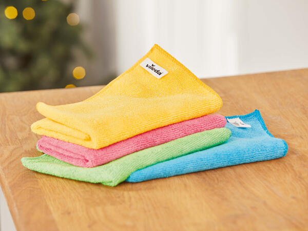 Chiffons universels en microfibre XXL Vileda, lot de 4