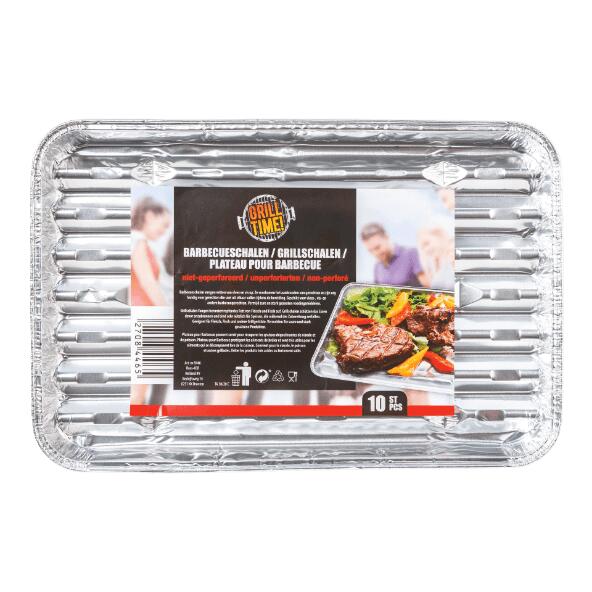 Barbecueschalen, 10 st.