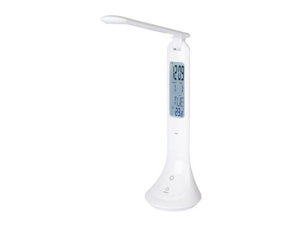 Livarno Home Cordless Desk Lamp with Clock